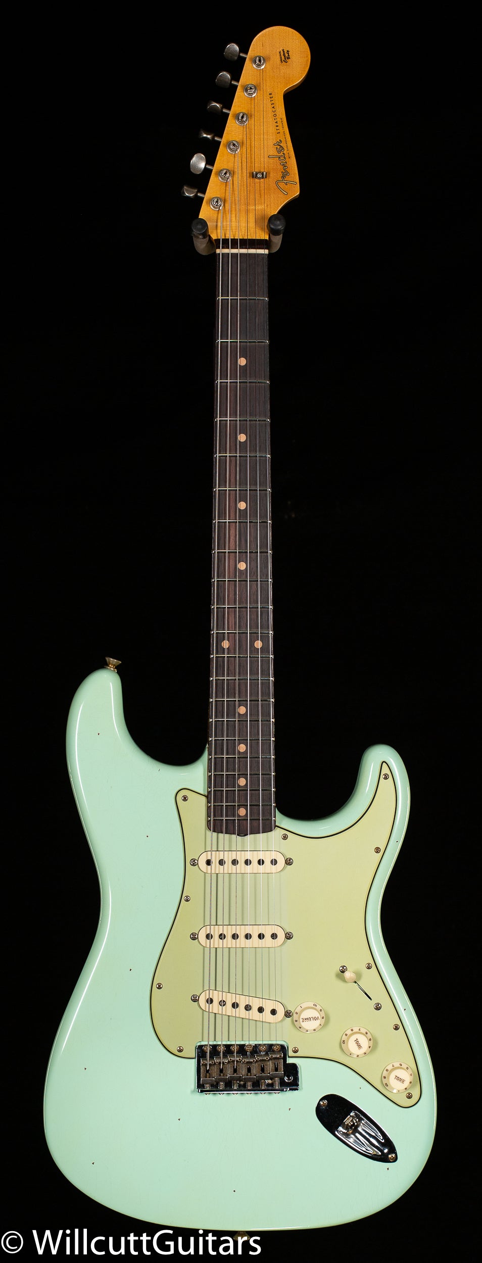 Fender Custom Shop 1960 Stratocaster Journeyman Relic Faded Aged Surf -  Willcutt Guitars