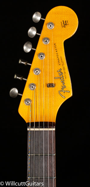 Fender Custom Shop 1962 Stratocaster Heavy Relic Faded Aged Surf Green over 3-Color Sunburst (854)