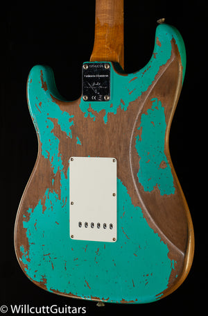 Fender Custom Shop Roasted 1960 Stratocaster Heavy Relic Aged Sea Foam Green (276)