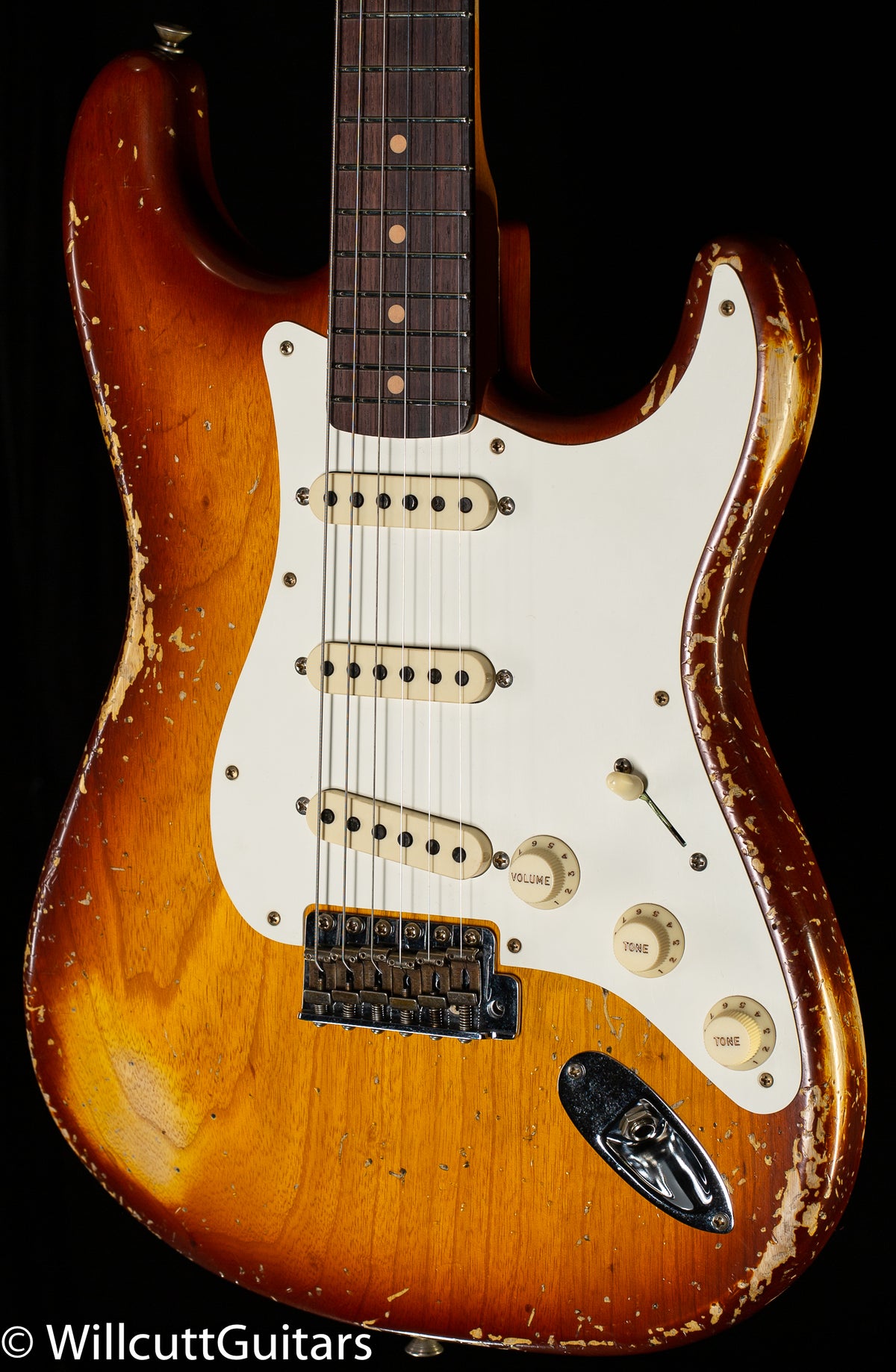 Fender Custom Shop LTD Troposphere Stratocater Heavy Relic Tobacco Sun -  Willcutt Guitars