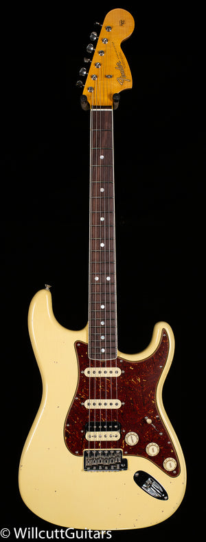 Fender Custom Shop 1967 Stratocaster HSS Journeyman Relic Aged Vintage White (408)