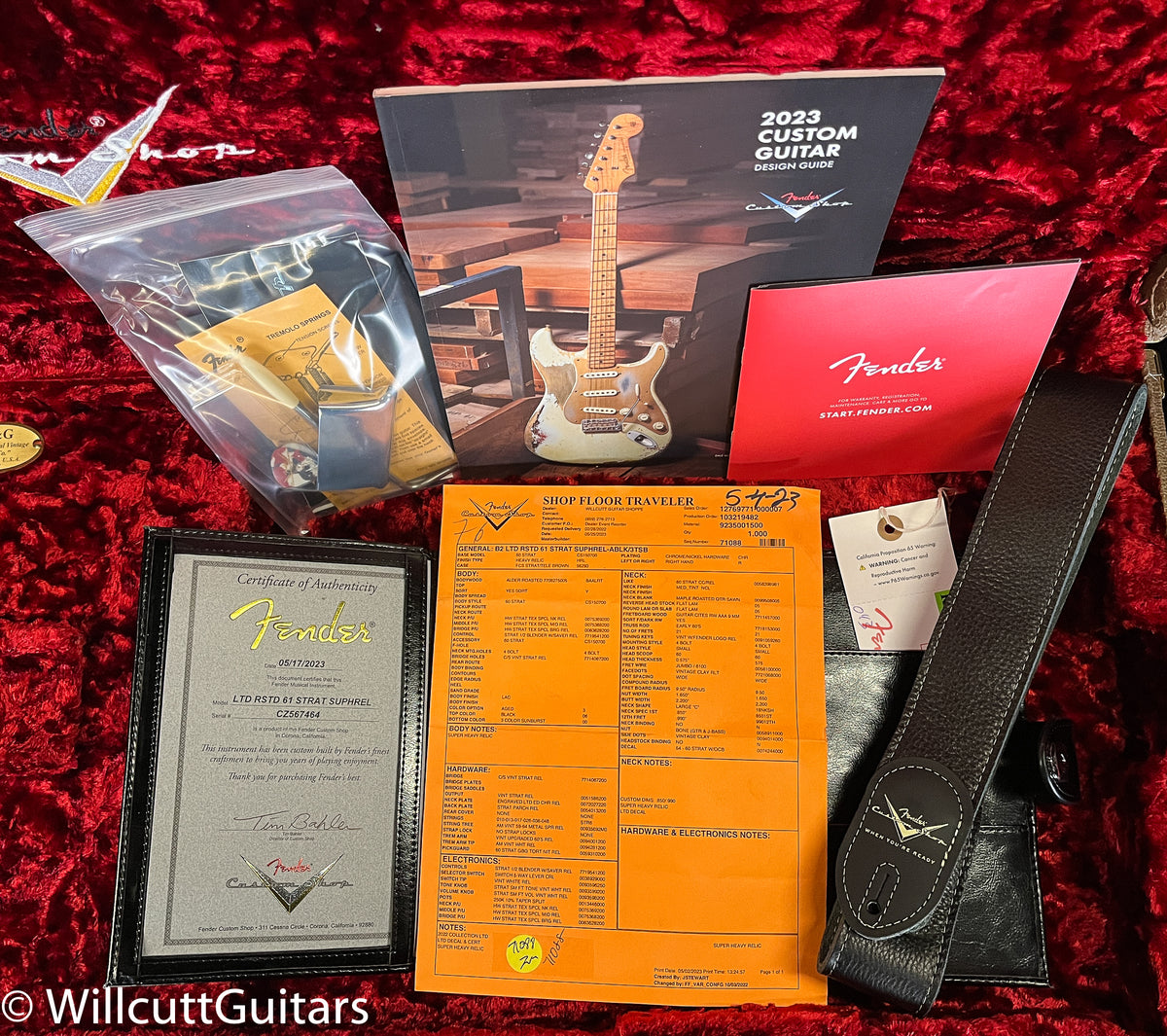 Fender Custom Shop LTD Roasted 1961 Stratocaster Super Heavy Relic Aged Black/3-Tone Sunburst(464)