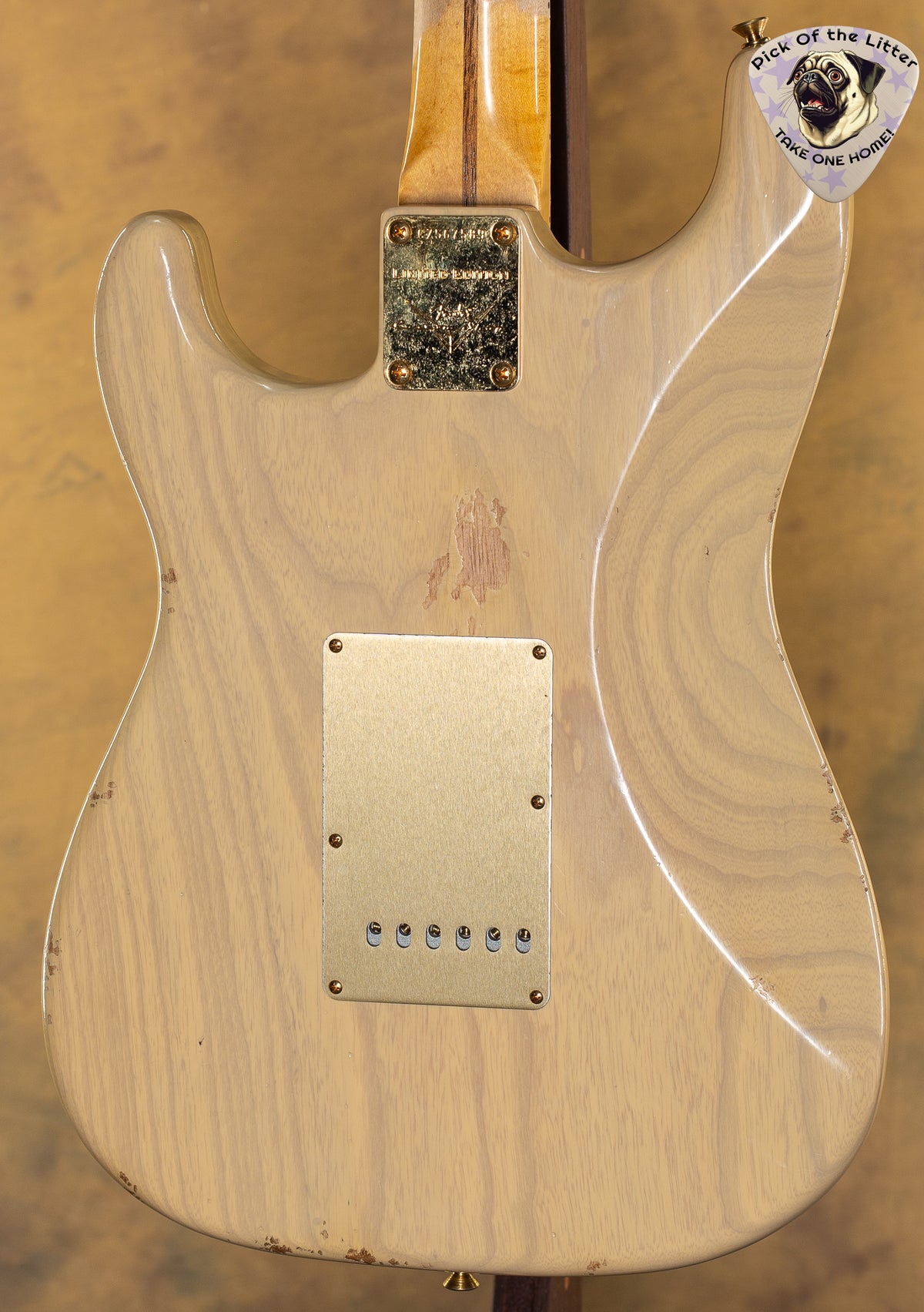 2024 Fender Custom Shop LTD &#39;55 Bone Tone Stratocaster Relic Aged Honey Blonde