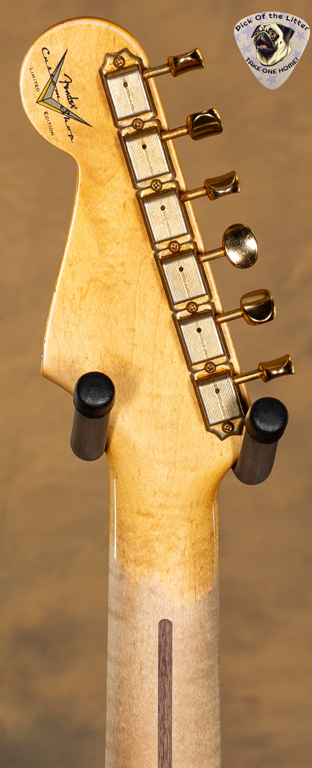 2024 Fender Custom Shop LTD &#39;55 Bone Tone Stratocaster Relic Aged Honey Blonde