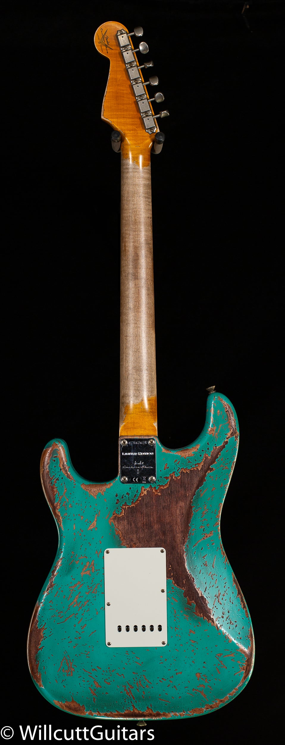 Fender Custom Shop 1960 Dual Mag II Stratocaster Super Heavy Relic Aged Sea Foam Green (625)