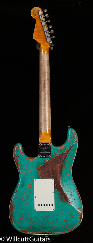 Fender Custom Shop 1960 Dual Mag II Stratocaster Super Heavy Relic Aged Sea Foam Green (625)