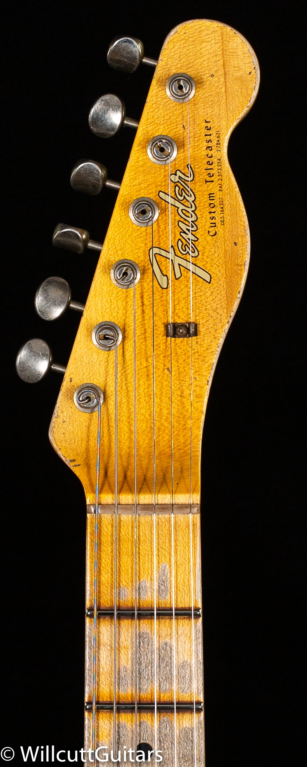 Fender Custom Shop 1965 Telecaster Custom Heavy Relic Aged Black/3-Color Sunburst (723)