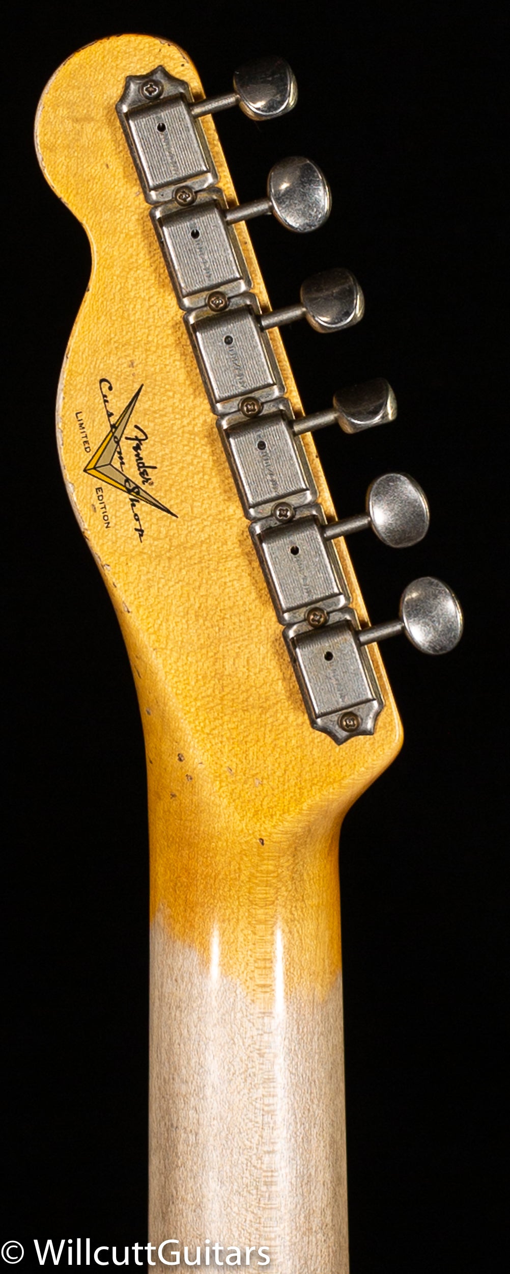 Fender Custom Shop 1965 Telecaster Custom Heavy Relic Aged Black/3-Color Sunburst (723)