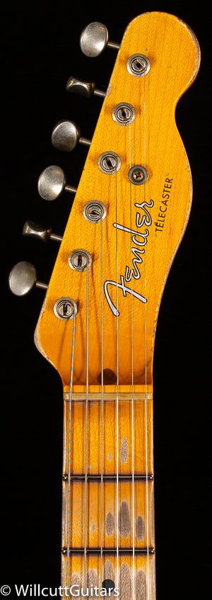Fender Custom Shop CuNiFe Blackguard Telecaster Heavy Relic Aged Butterscotch Blonde Bigsby (736)