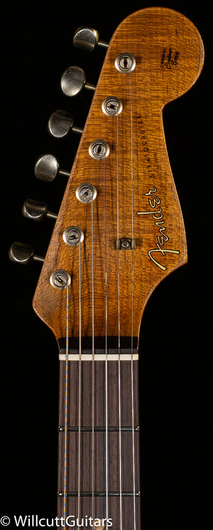 Fender Custom Shop Roasted 1960 Strat Super Heavy Relic Aged Olive Green (159)