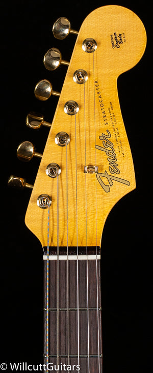 Fender Custom Shop Limited Edition 1965 Dual-Mag Stratocaster Aged Sage Green Metallic (334)