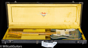 Fender Custom Shop 1972 Thinline Telecaster Custom Relic Aged Blue Floral (369)