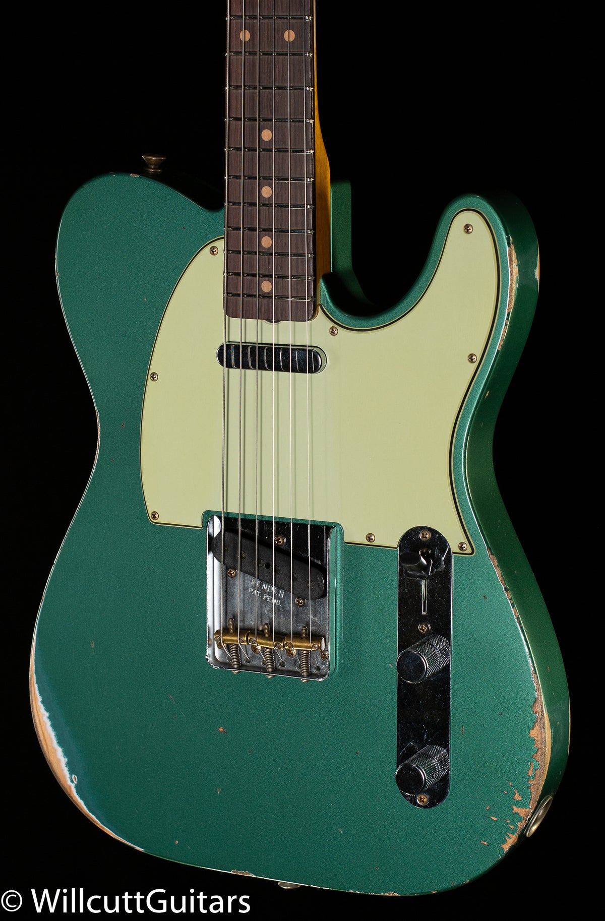 Fender Custom Shop LTD 1961 Telecaster Relic Aged Sherwood Green Metallic (400)