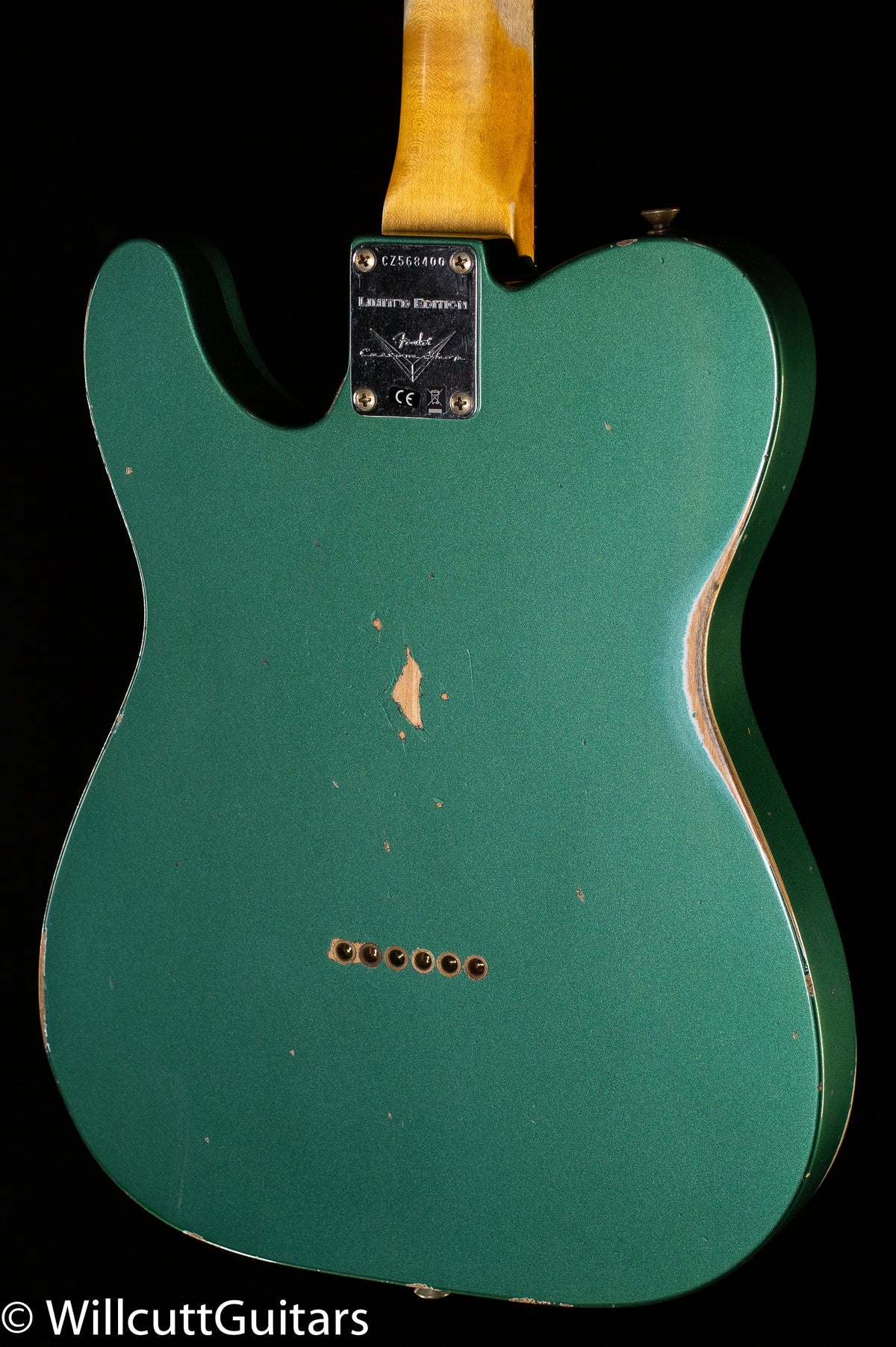 Fender Custom Shop LTD 1961 Telecaster Relic Aged Sherwood Green Metallic (400)