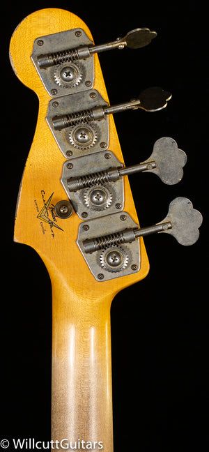 Fender Custom Shop 1963 Precision Bass Heavy Relic Aged Daphne Blue (416)