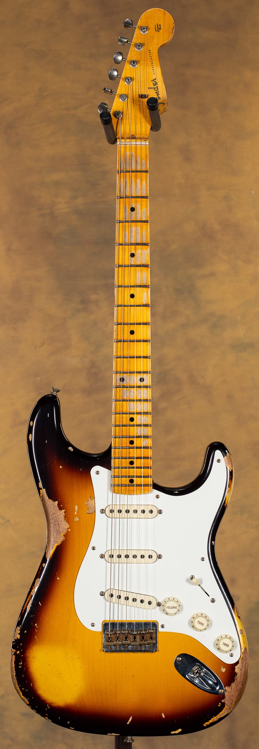 2023 Fender Custom Shop Troposphere Strat Hard-Tail Heavy Relic Super Faded Aged 2-Color Sunburst