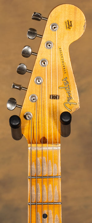 2023 Fender Custom Shop Troposphere Strat Hard-Tail Heavy Relic Super Faded Aged 2-Color Sunburst