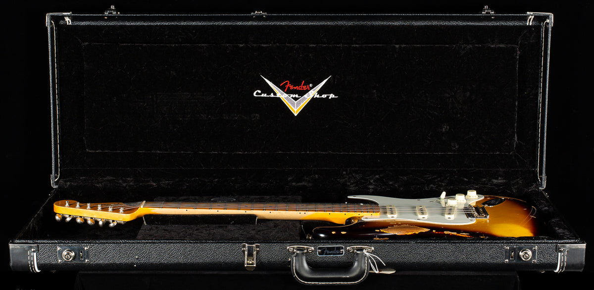 2023 Fender Custom Shop Troposphere Strat Hard-Tail Heavy Relic Super Faded Aged 2-Color Sunburst