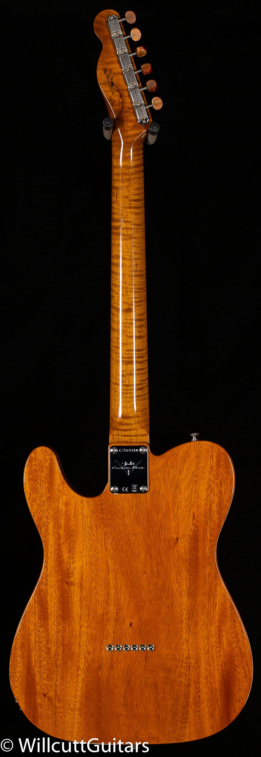 Fender Custom Shop Artisan Dual P90 Maple Burl Tele NOS, Rosewood Fingerboard, Aged Natural (310)