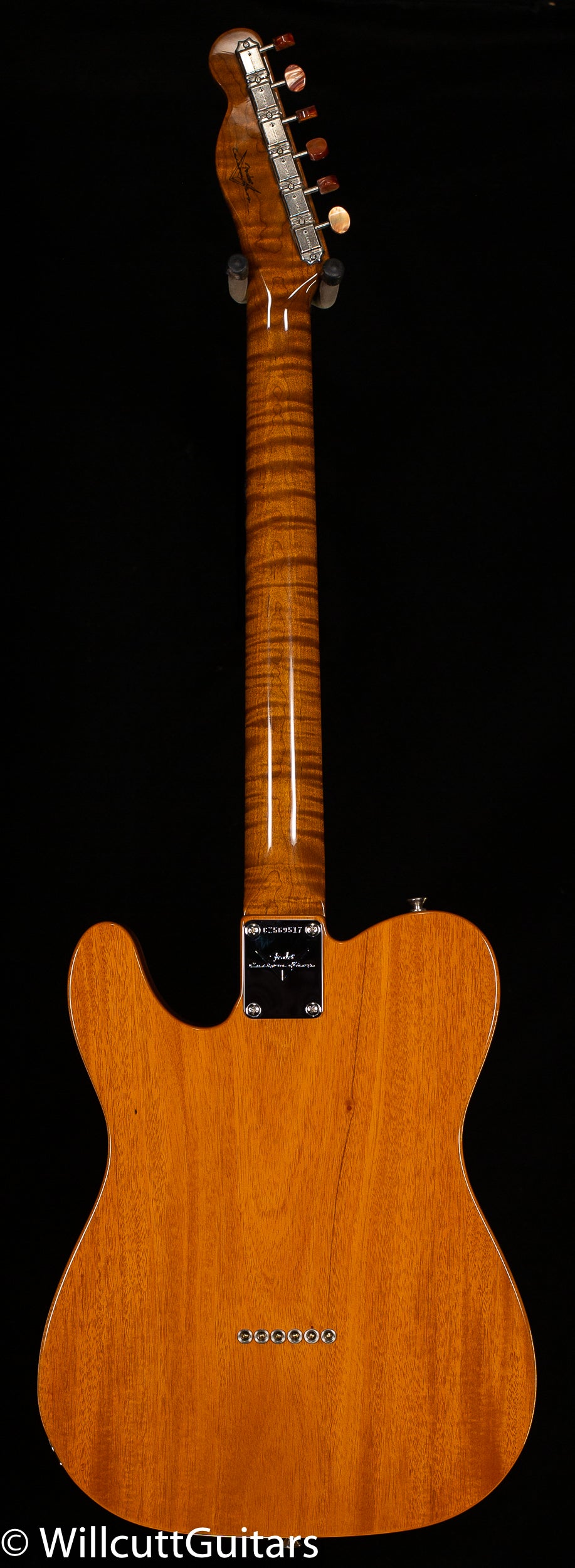 Fender Custom Shop Artisan Telecaster Dual P90 Maple Burl Aged Natural (517)