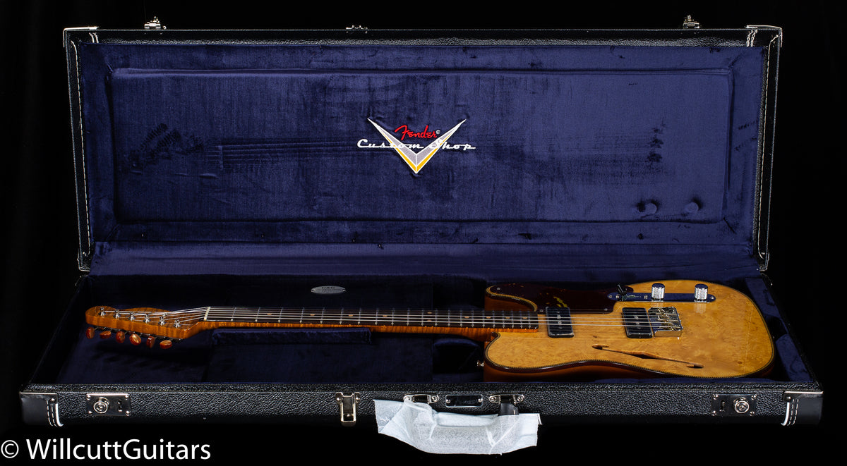 Fender Custom Shop Artisan Telecaster Dual P90 Maple Burl Aged Natural (517)