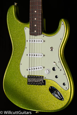 Fender Custom Shop Dick Dale Stratocaster Rosewood Fingerboard Chartreuse Sparkle (574)