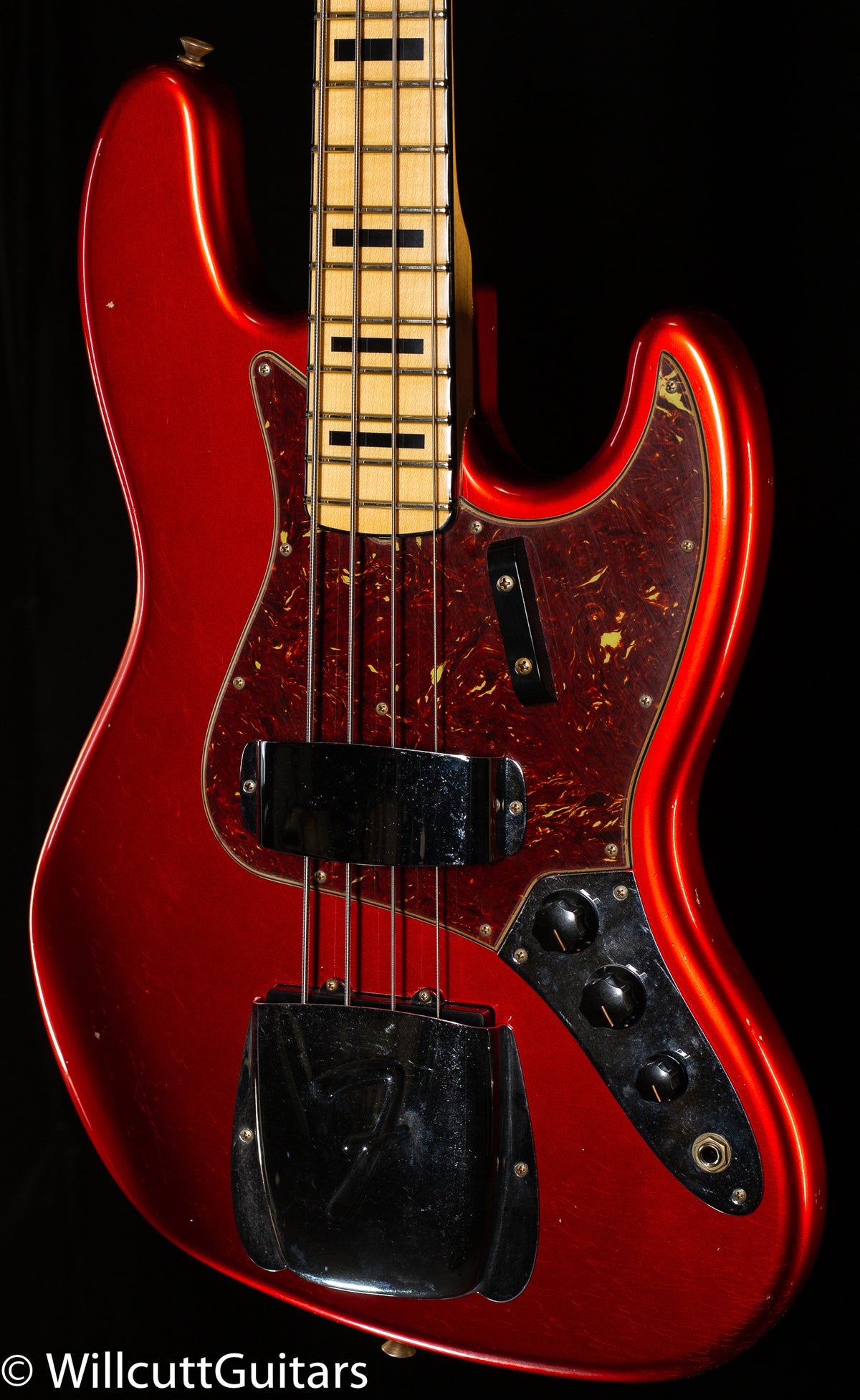 Fender Custom Shop 1968 Jazz Bass Journeyman Relic Aged Candy Apple Red (591)