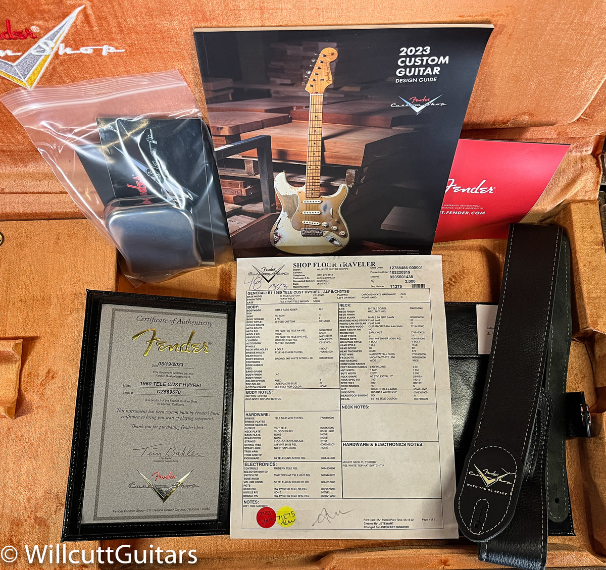 Fender Custom Shop 1960 Telecaster Custom Relic Aged Lake Placid Blue/Chocolate 3-Color Sunburst (670)