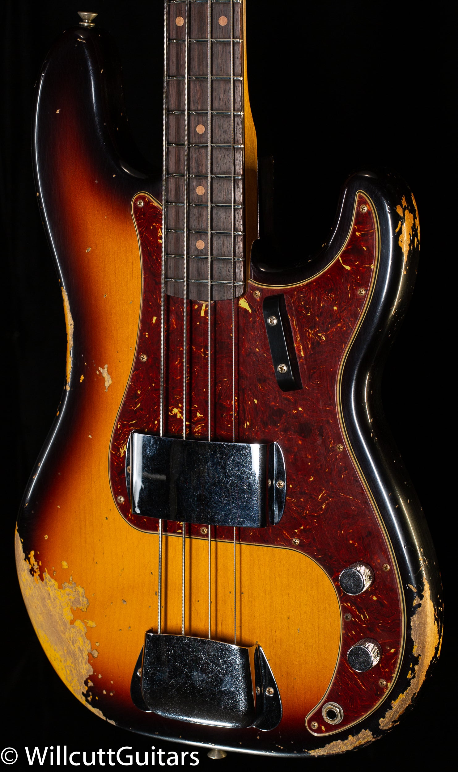 EDWARDS E-JB-128R/RE 3TS レリック仕上げ フレットレス エレキ