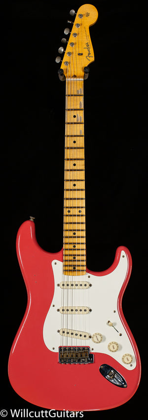 Fender Custom Shop LTD 1956 Stratocaster Journeyman Relic Super Faded Aged Fiesta Red (836)