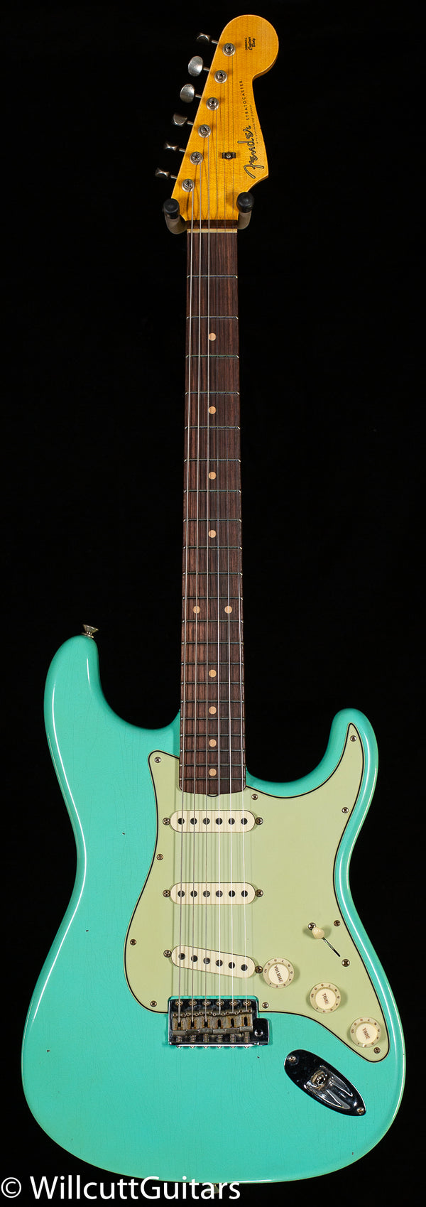 Fender Custom Shop 1959 Stratocaster Journeyman Relic Super Faded Aged Sea  Foam Green (023)