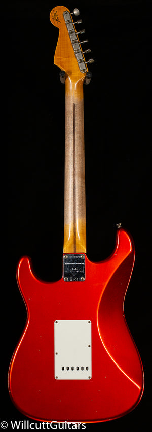 Fender Custom Shop 1956 Stratocaster Journeyman Relic Super Faded Aged Candy Apple Red (029)