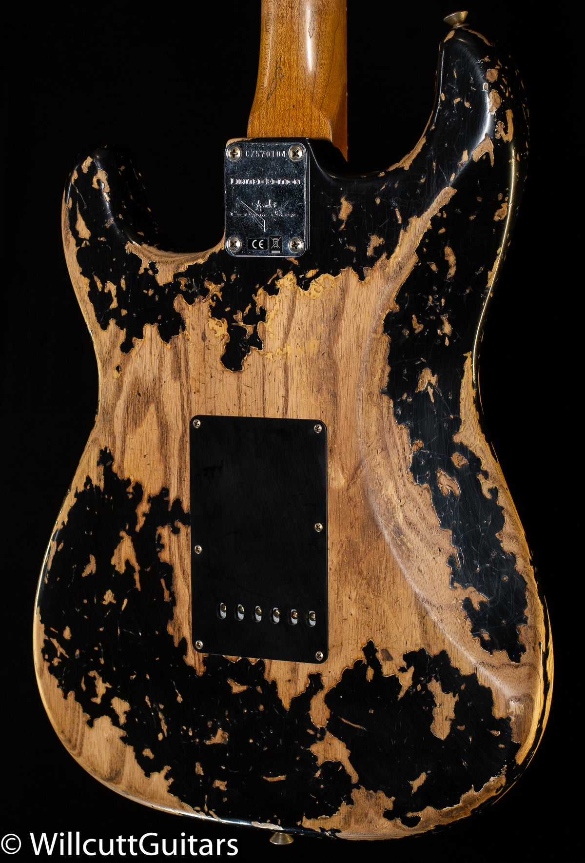 Fender Custom Shop LTD Poblano Stratocaster Super Heavy Relic Aged Black (104)