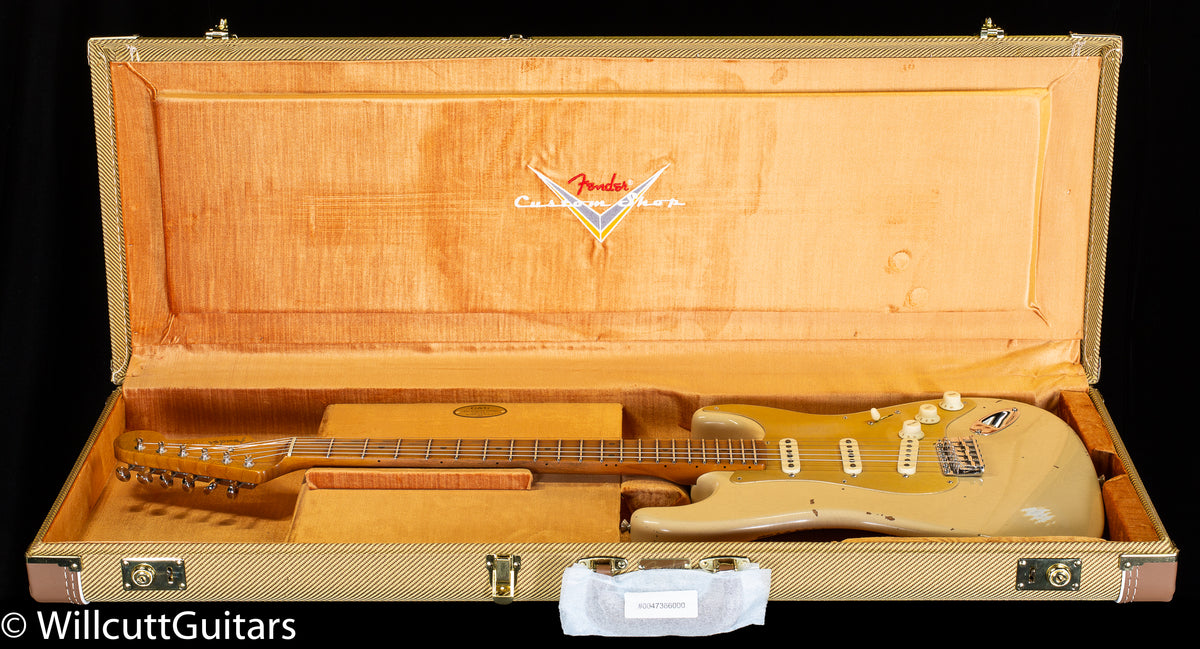 Fender Custom Shop LTD Roasted 1956 Stratocaster Relic Desert Sand Poblano (154)