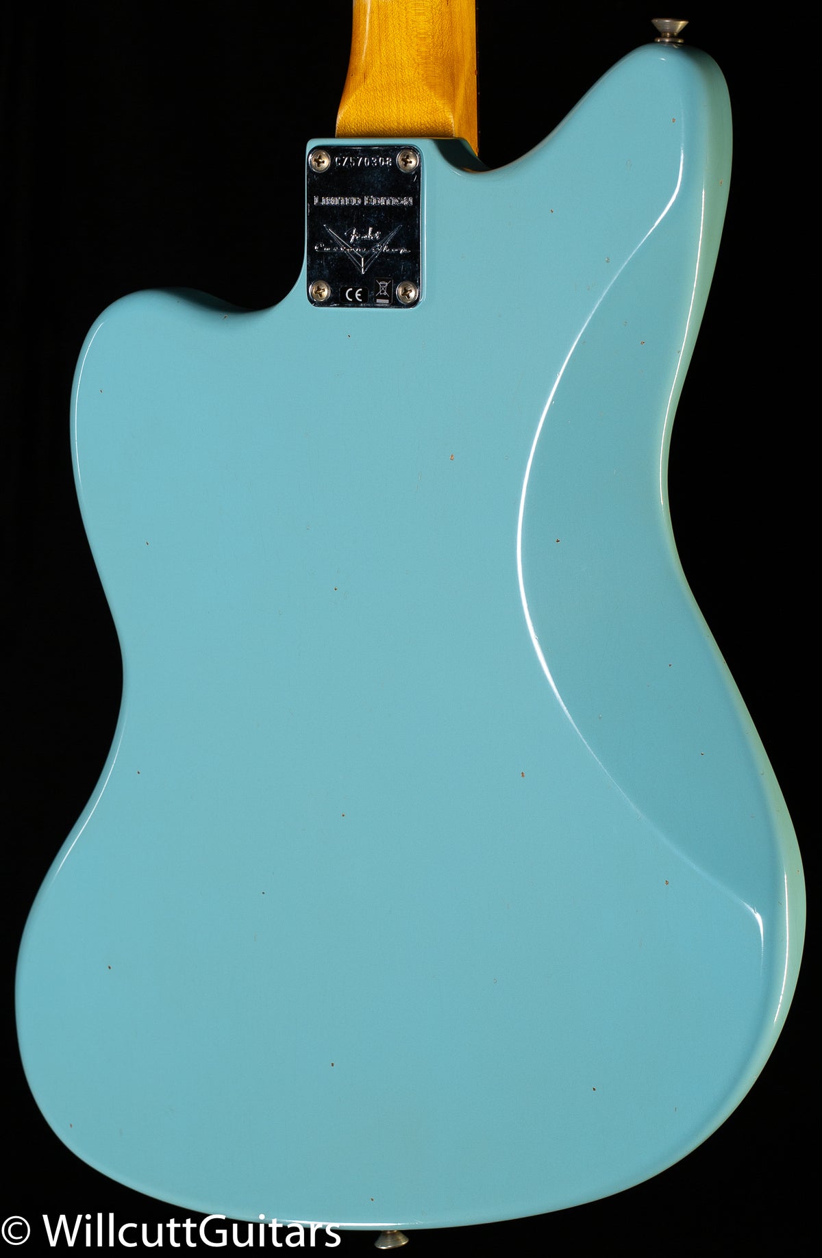Fender Custom Shop 1959 250K Jazzmaster Journeyman Relic Faded Aged Daphne Blue (308)