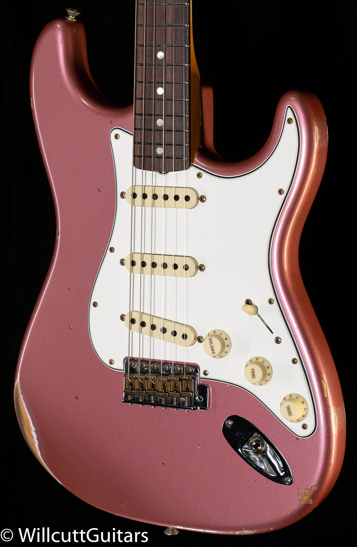 Fender Custom Shop Late 1964 Stratocaster Relic Aged Burgundy Mist Metallic (374)