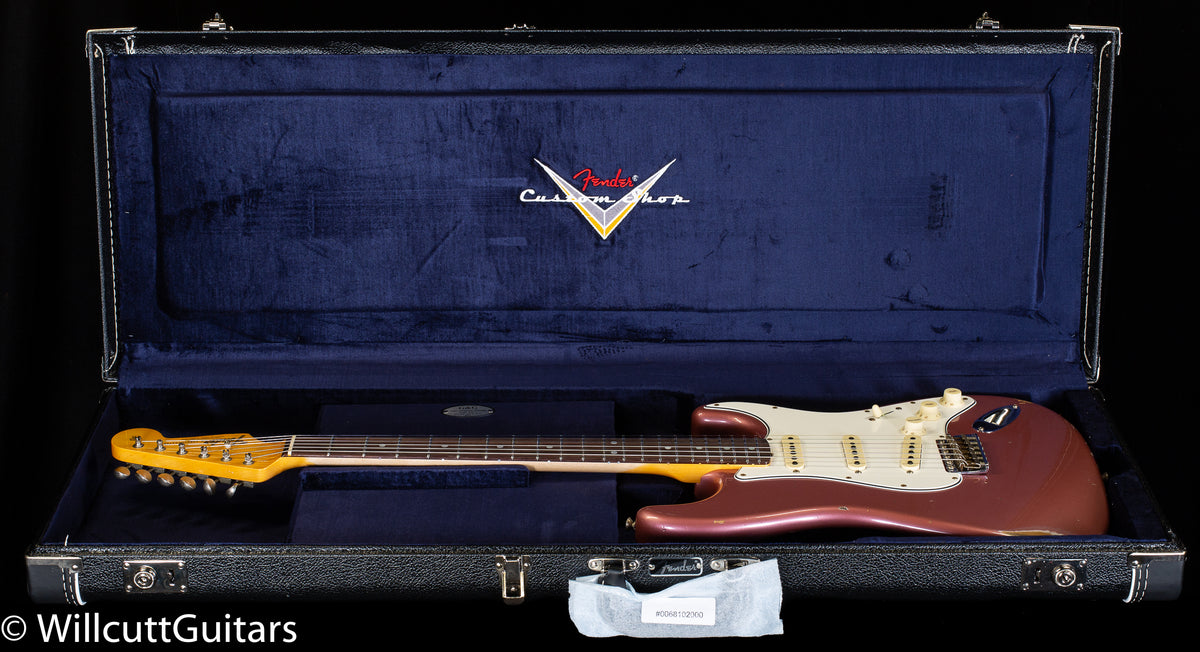 Fender Custom Shop Late 1964 Stratocaster Relic Aged Burgundy Mist Metallic (374)