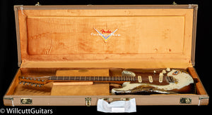 Fender Custom Shop Roasted 1960 Stratocaster Heavy Relic Aged Olympic White over 3-Color Sunburst (869)