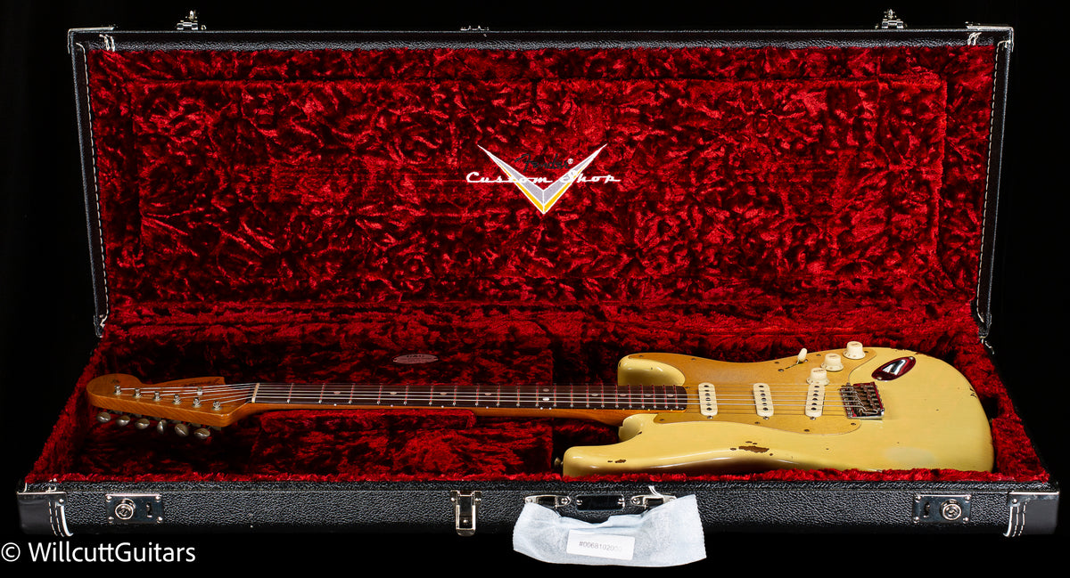 Fender Custom Shop LTD Roasted Bighead Strat Relic Aged Vintage White (189)