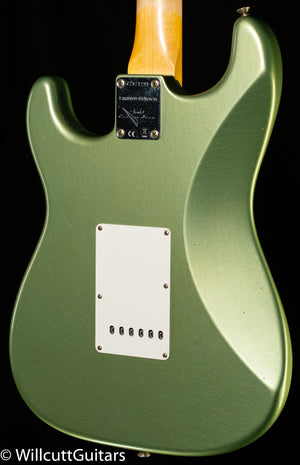 Fender Custom Shop LTD 1959 Stratocaster Journeyman Relic Super Faded Aged Sage Green Metallic (291)