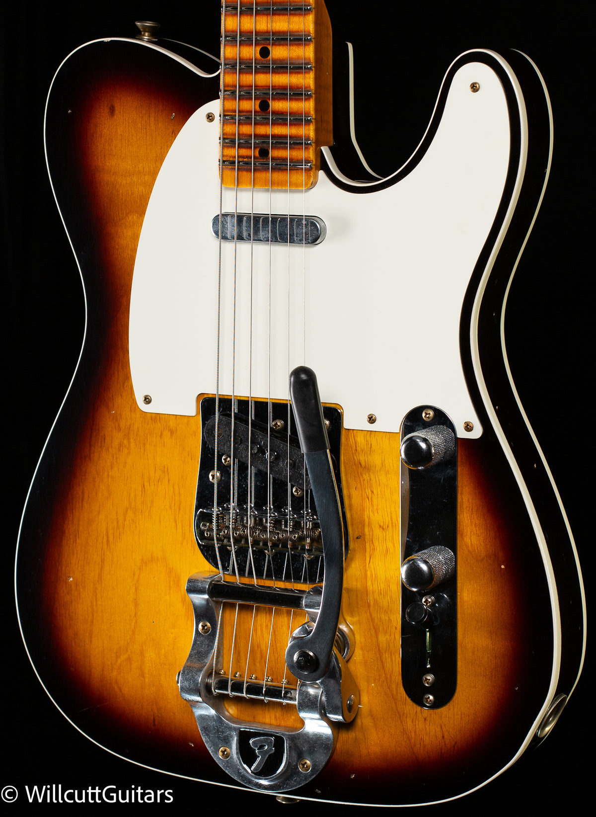 Fender Custom Shop LTD Twisted Telecaster Custom Journeyman Relic Bigsby 2-Color Sunburst (312)