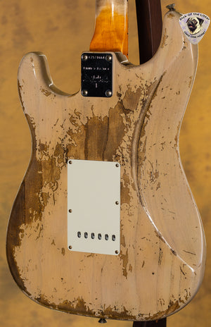 2023 Fender Custom Shop LTD Red Hot Stratocaster Super Heavy Relic White Blonde