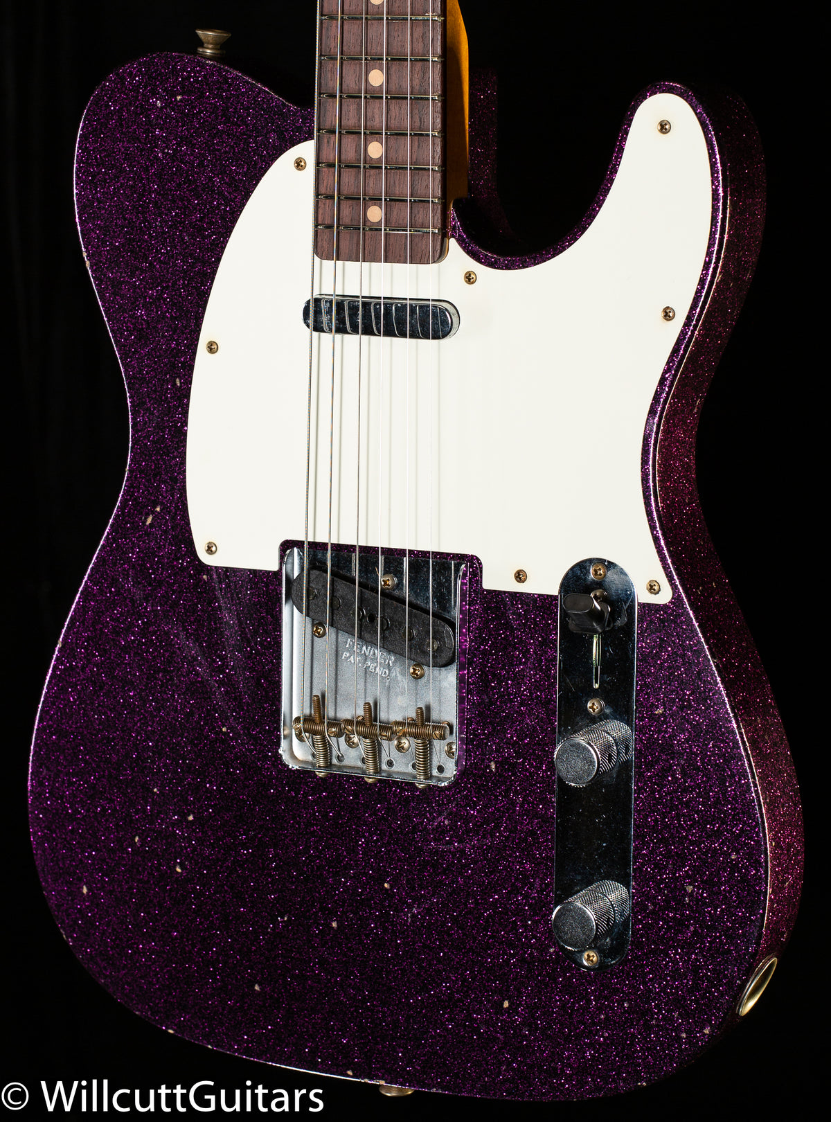 Fender Custom Shop LTD 1960 Telecaster Journeyman Relic Aged Magenta Sparkle (707)