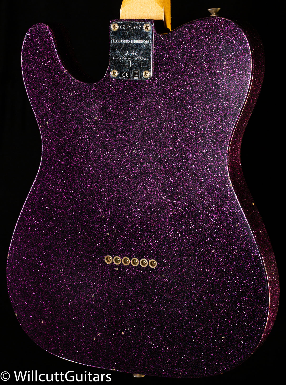Fender Custom Shop LTD 1960 Telecaster Journeyman Relic Aged Magenta Sparkle (707)