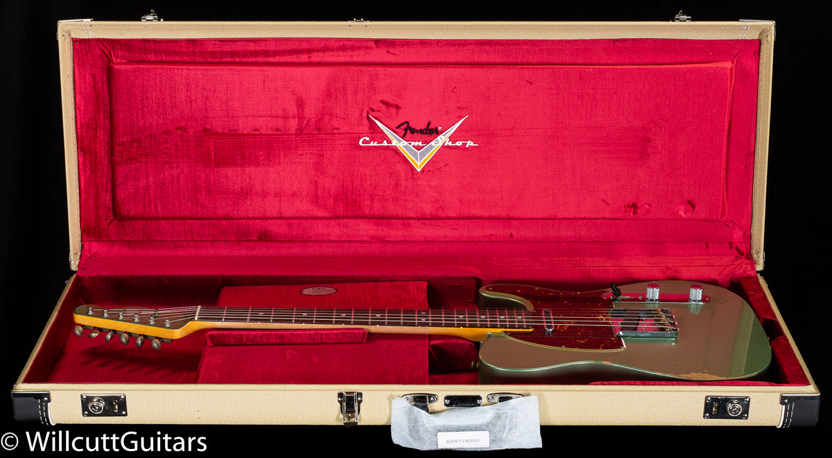 Fender Custom Shop 1964 Telecaster Relic Aged Relic Sage Green Metallic (909)