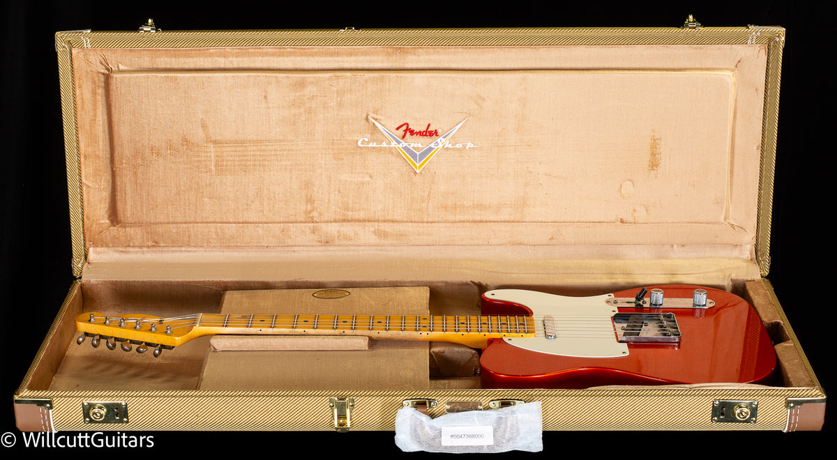 Fender Custom Shop 1957 Telecaster Journeyman Relic Aged Candy Tangerine (264)