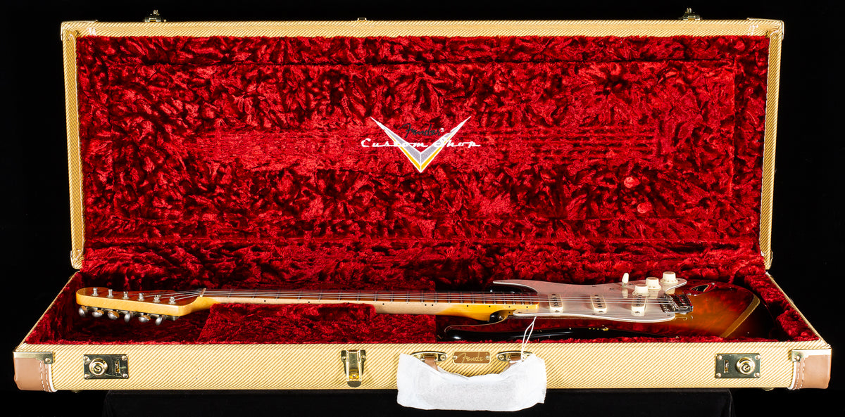 2023 Fender Custom Shop &#39;57 Stratocaster Relic Wide Fade 2 Tone Sunburst