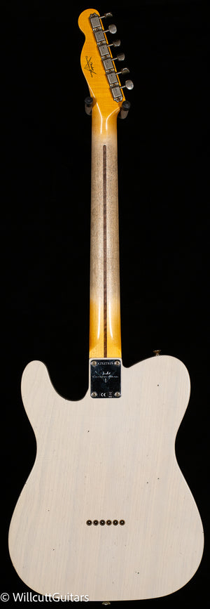 Fender Custom Shop 1957 Telecaster Journeyman Relic Aged White Blonde (375)