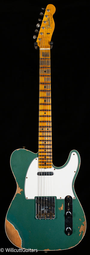 Fender Custom Shop 1965 Telecaster Custom Heavy Relic Faded Aged Sherwood Green Metallic (416)