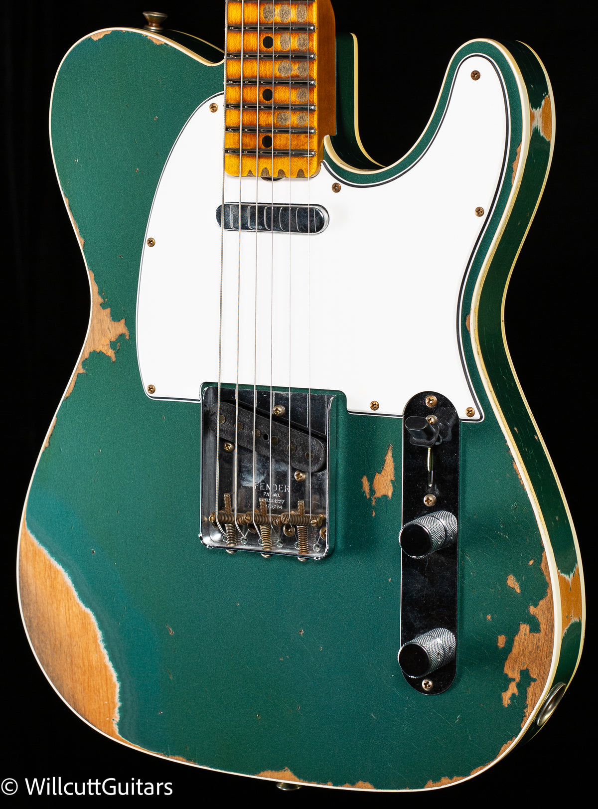 Fender Custom Shop 1965 Telecaster Custom Heavy Relic Faded Aged Sherwood Green Metallic (416)